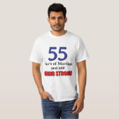 55. Hochzeitstag T-Shirt (Vorne ganz)
