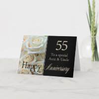 55. Hochzeitstag Tante & Onkel Rose