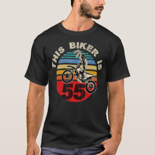 55 Jahre alt Geburtstagsparty 55. Geburtstag Dirt T-Shirt