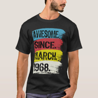 55 Jahre alt Phantastisch seit März 1968 55. Gebur T-Shirt