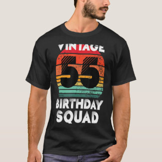 55 Jahre alte Geburtstagsparty Vintag 55. Geburtst T-Shirt