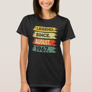 55 Jahre alte Legende seit August 1967 55. Geburts T-Shirt