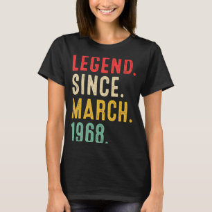 55 Jahre alte Legende seit März 1968 55. Geburtsta T-Shirt