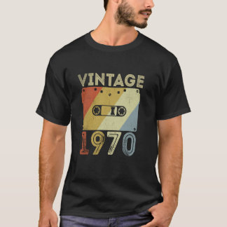 55 Jahre alte Vintage 1970 Retro 55. Geburtstag Ca T-Shirt