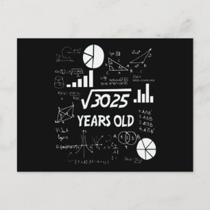 55 Jahre alter Bday-Mathe-Lehrer 55. Geburtstagsge Postkarte
