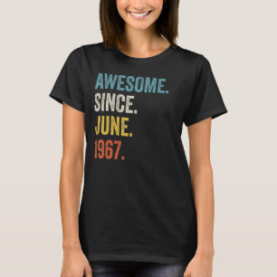 55 Jahre Phantastisch seit Juni 1967 55. Geburtsta T-Shirt