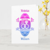 55 Jahre Traditioneller Smaragd 55 Jahre Karte (Gelbe Blume)