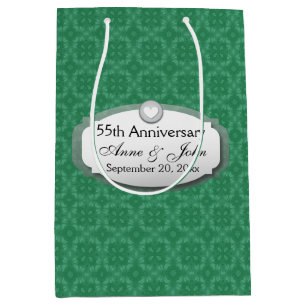 55. Jahrestag Emerald Green Z28 Mittlere Geschenktüte