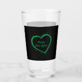 55. Jahrestag Emerald Wedding Geschenk Personalisi Glas (Rückseite)