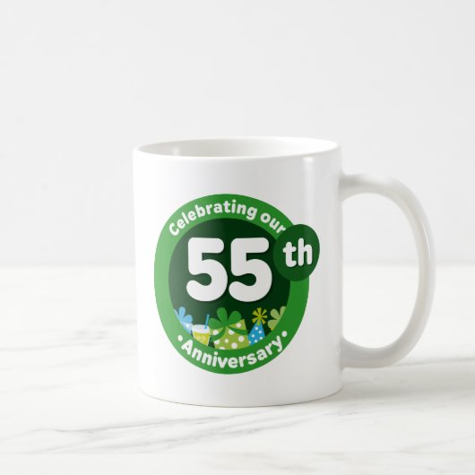 55. Jahrestag Kaffeetasse (Rechts)