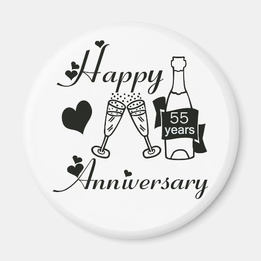 55. Jahrestag Magnet (Vorne)