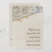 55-jähriges Vow Renewal Wedding Program Programm (Vorne/Hinten)