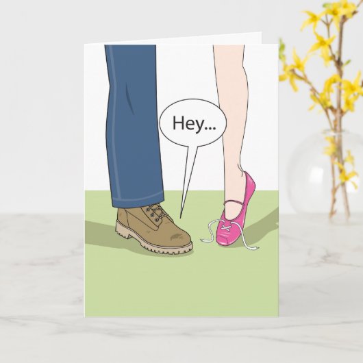 #55 Jeder Fall Karte (Gelbe Blume)