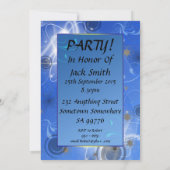 55. Kosmische Party Einladung (Rückseite)