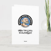 55. "Kuchen mit Feuer" Geburtstagskarte Karte (Rückseite)