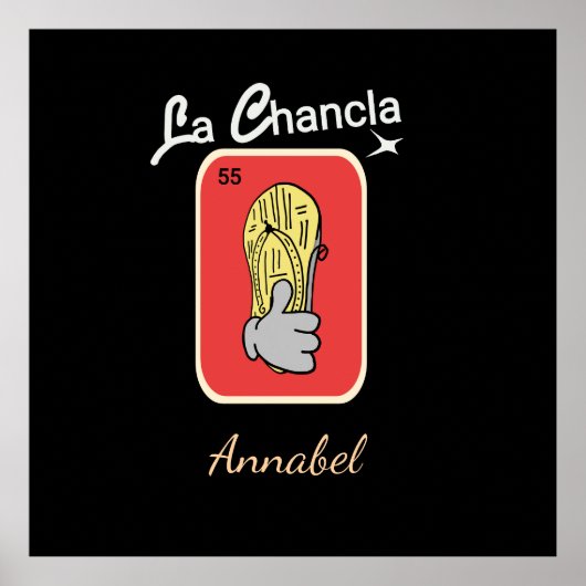 55 La Chancla Poster (Vorne)