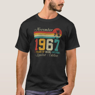 55. November Vintag 1967 55. Geburtstag T-Shirt