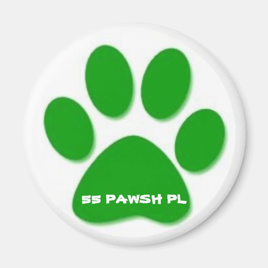 55 Pawsh Place Magnet (Vorne)