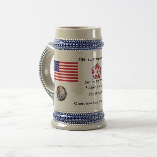 55. SB Stein Bierglas (Vorderseite Links)