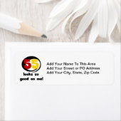 55 sieht mir so gut aus wie T - Shirt und Geschenk (Insitu)