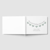 55. Smaragdfarbener Hochzeitstag Gästebuch (Voll)