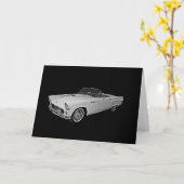 55 T Vogel Karte (Gelbe Blume)