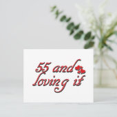 55 und liebend postkarte (Stehend Vorderseite)
