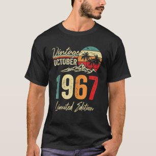 55 Yr Vintager Oktober 1967 55. Geburtstag T-Shirt