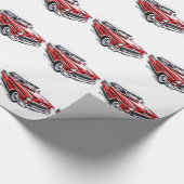 55er Chevy Geschenkpapier (Ecke)