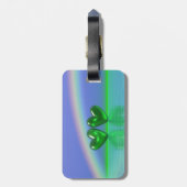 55th Anniversary Emerald Hearts Gepäckanhänger (Rückseite vertikal)