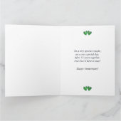 55th Anniversary Emerald Hearts Karte (Innenseite)