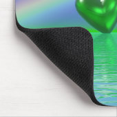 55th Anniversary Emerald Hearts Mousepad (Ecke)