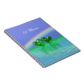 55th Anniversary Emerald Hearts Notizblock (Rechte Seite)