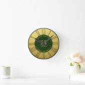 55yrs Retirement or Anniversary Personalized Runde Wanduhr (Zuhause)