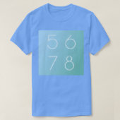 5678 Dance Graphic Blue T-Shirt (Design vorne)