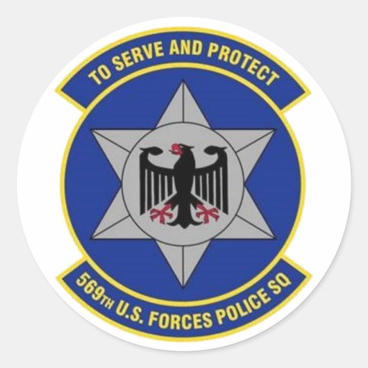 569. USFPS-Decal Runder Aufkleber (Vorderseite)