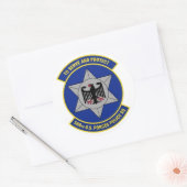 569. USFPS-Decal Runder Aufkleber (Umschlag)