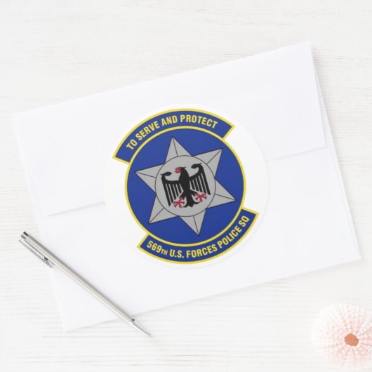 569. USFPS-Decal Runder Aufkleber (Umschlag)