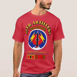 56. Artillerie Pershing w Svc Medals T-Shirt