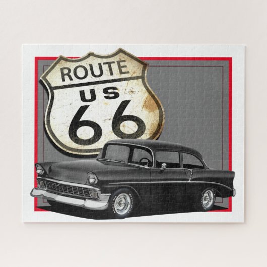 56 Bel Air Route 66 Puzzle (Horizontal)