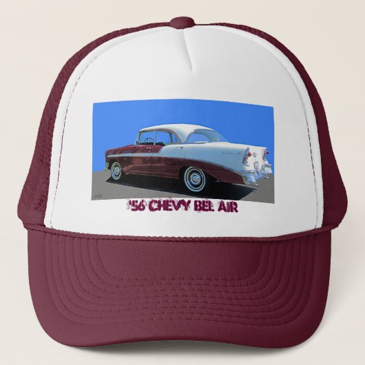 '56 CHEVY BEL AIR-HUT TRUCKERKAPPE (Vorderseite)