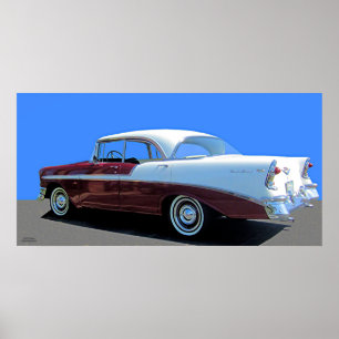 '56 CHEVY BEL AIR-PLAKAT POSTER