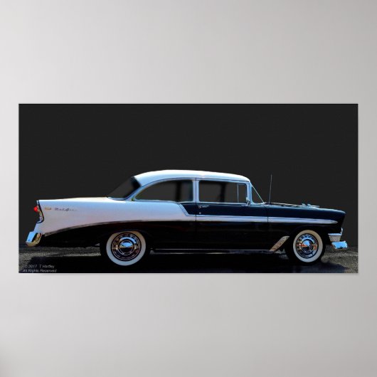 "56 CHEVY BEL AIR POSTER (Vorne)