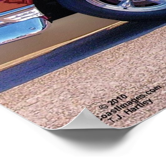 "56 CHEVY BEL AIR POSTER (Ecke)