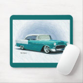 '56 Chevy - Türkis Digital Art Mousepad (Mit Mouse)