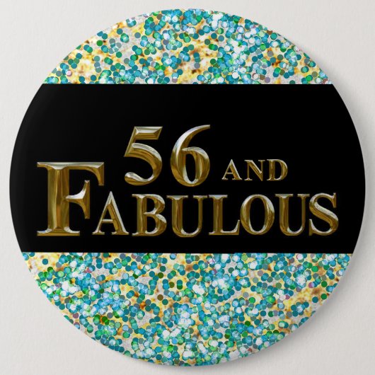 56. Geburtstag Button (Vorderseite)