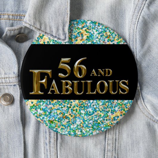 56. Geburtstag Button (Beispiel)