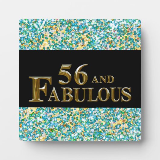 56. Geburtstag Fotoplatte (Vorderseite)