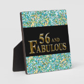 56. Geburtstag Fotoplatte (Vorderseite)