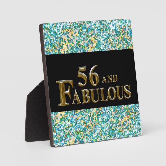 56. Geburtstag Fotoplatte (Vorderseite)